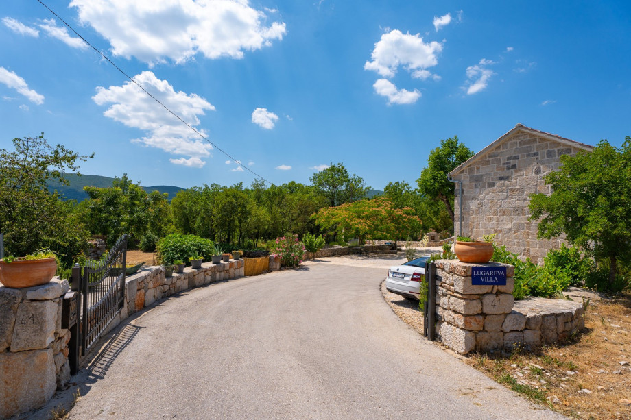 Surrounded by greenery offering absolute privacy.