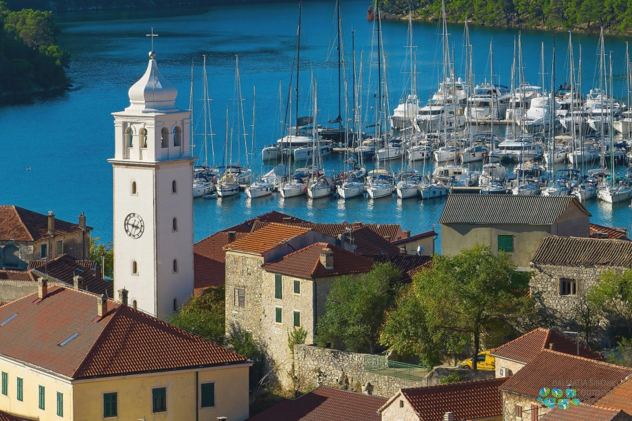 Small Mediterranean town Skradin located only 17 km away