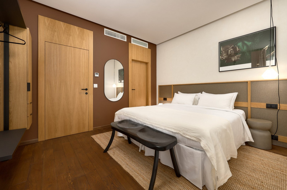 Each bedroom offers an en-suite bathroom, open sea views