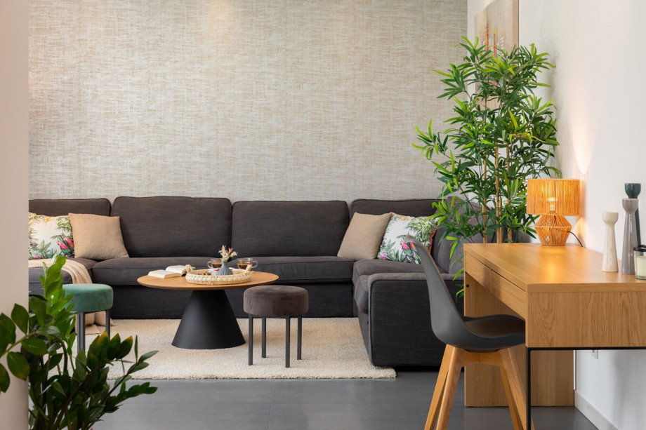 a large living area on the ground floor