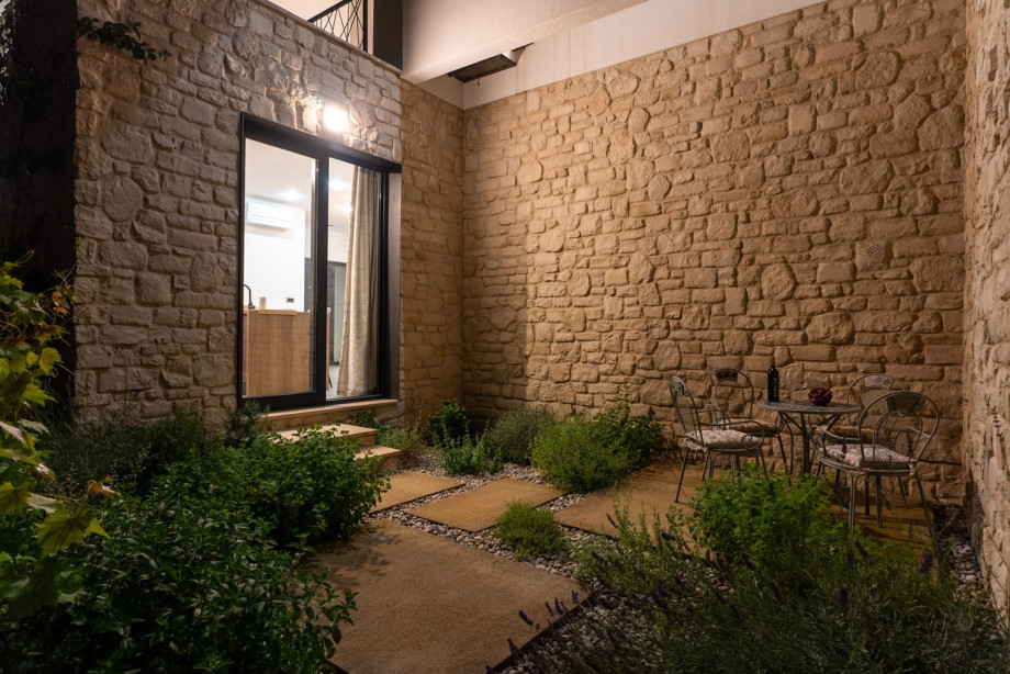 Mediterranean style house like Villa Praska (Villa Peach), with typical Dalmatian surroundings like stone walls