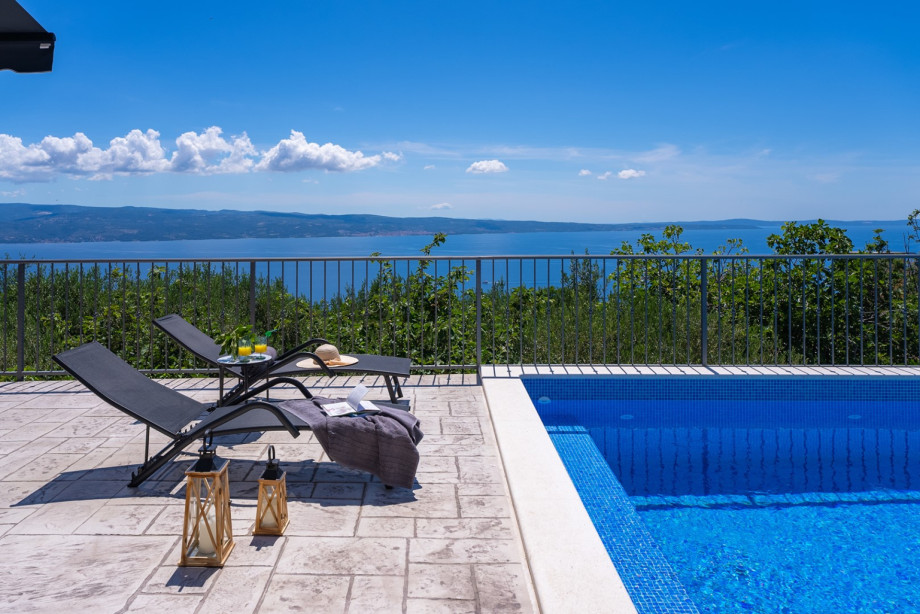 Villa Roko offers a sea view from  every corner.