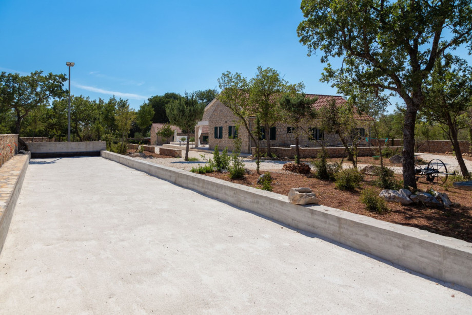 Private Bocce court - traditional Dalmatian sport