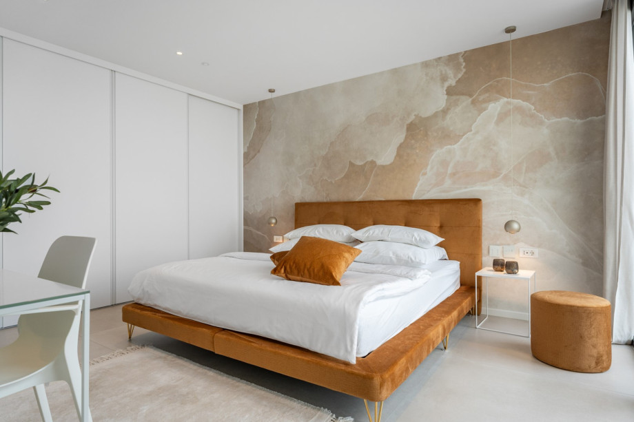 Bedroom NO1 with king-size bed, en-suite bathroom