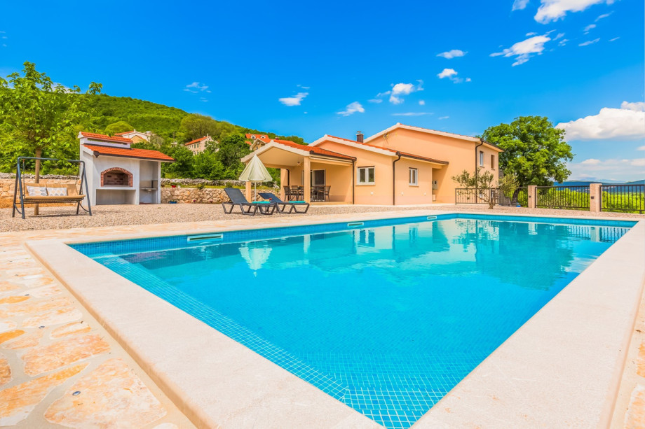 There is traditional barbecue (woods/charcoal)