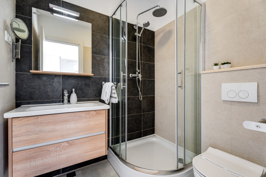En-suite bathroom with a shower
