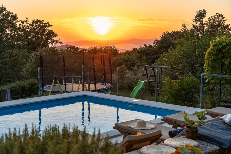 Amazing sunset views from the pool area