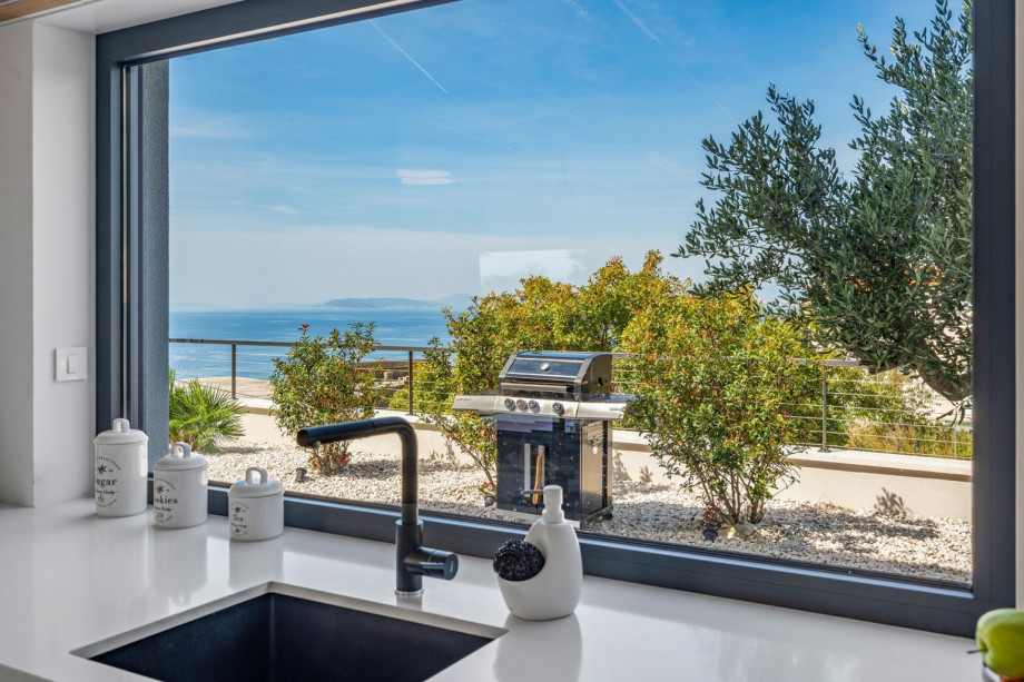 Sea view from the kitchen