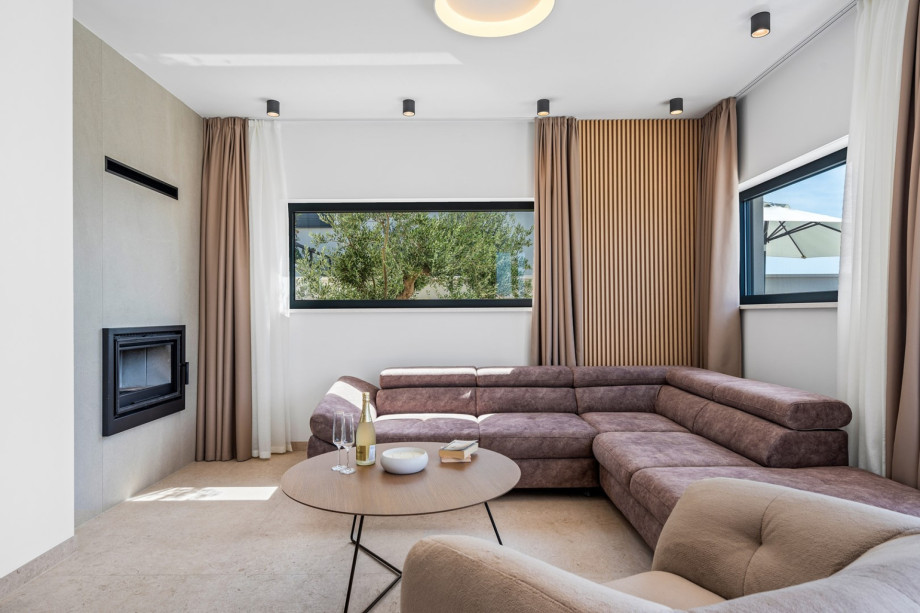 Stylish living area with a flat-screen TV