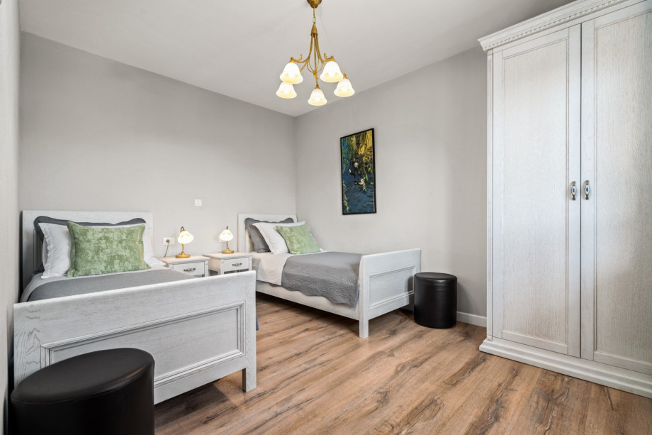 Bedroom No 3 with two single beds 90cm x200cm, A/C