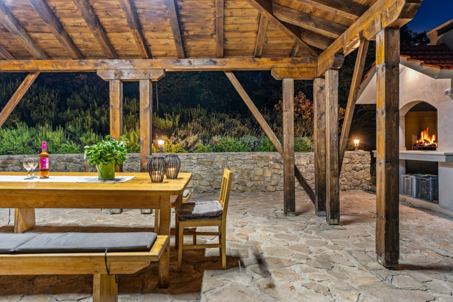 Traditional barbecue, which is a perfect spot for family evenings