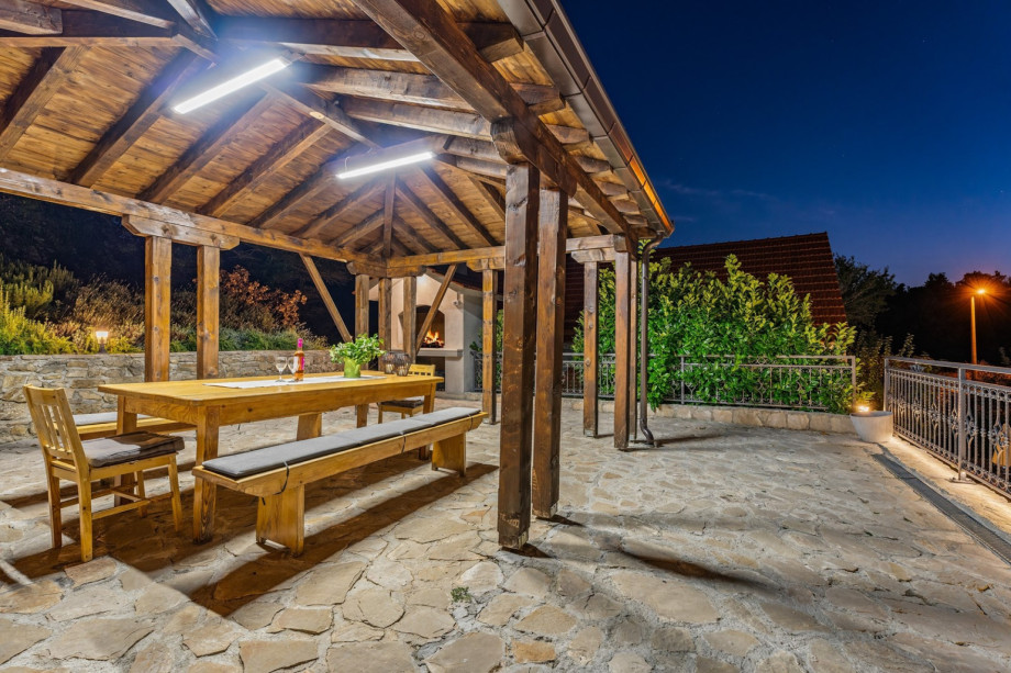 Traditional barbecue, which is a perfect spot for family evenings