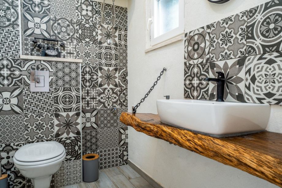 There is also a separate toilet.