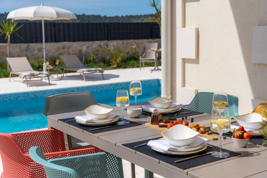 Villa is furnished with love, with high-quality materials