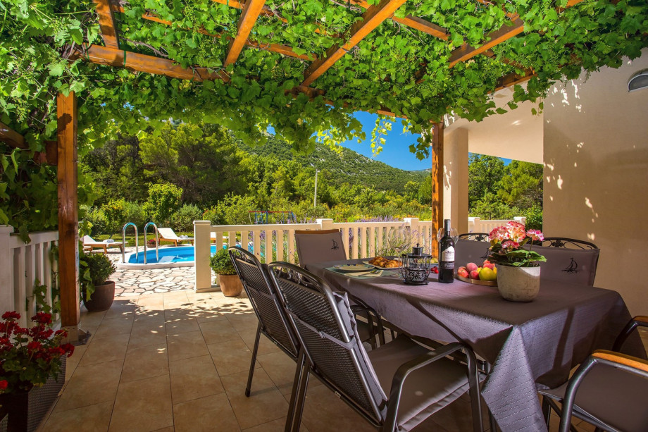 Garden with flower and Mediterranean plants surrounding your outdoor space