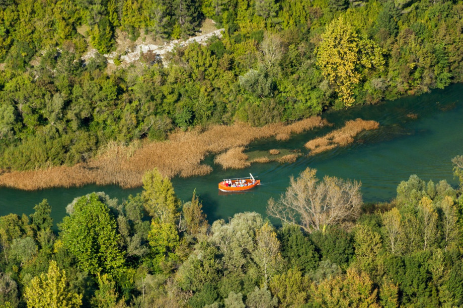 Boat trip up to river Cetina