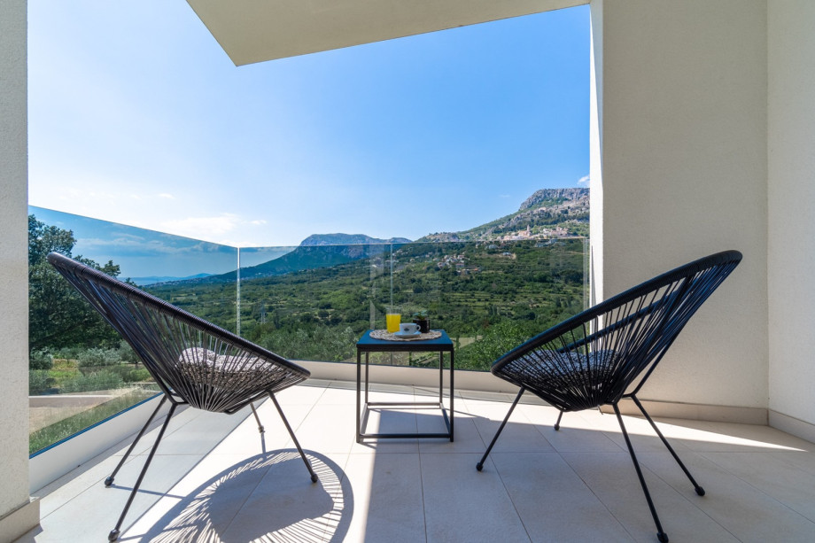 terrace with a sitting area
