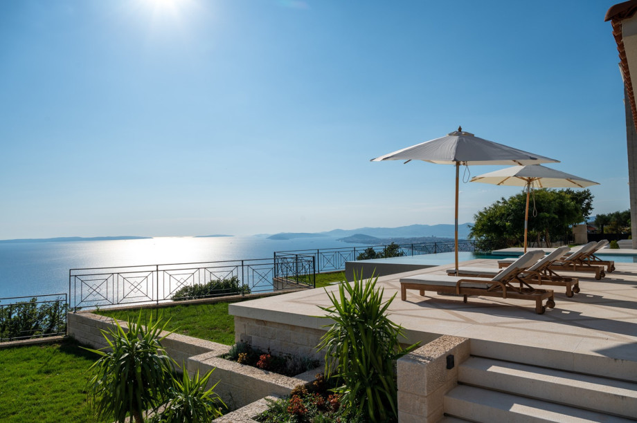 Relax on the spacious sun deck equipped with lounge chairs.