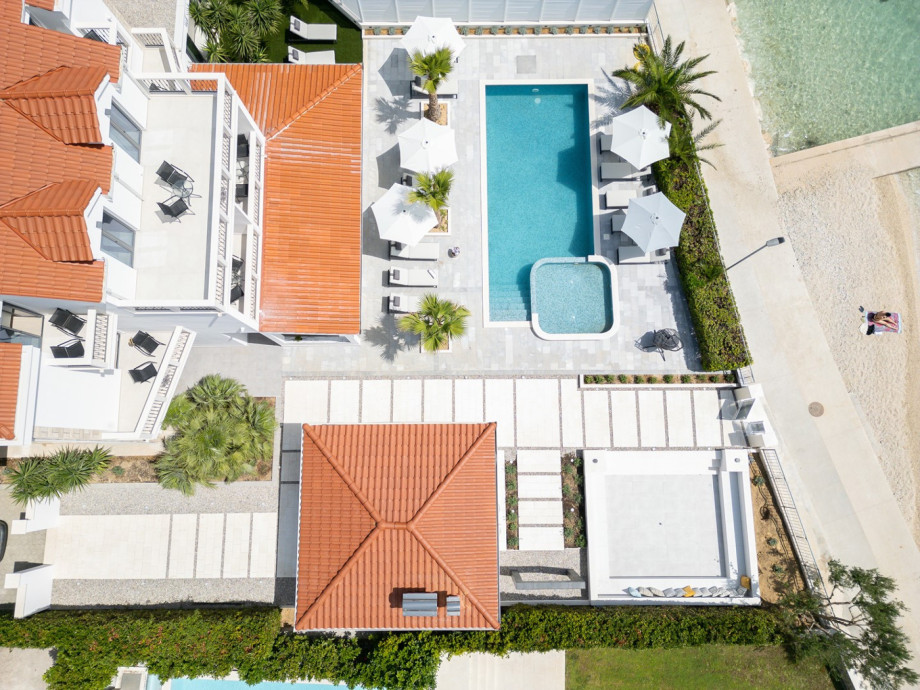 There is a spacious secured private parking lot for 8 cars and a garage space for one