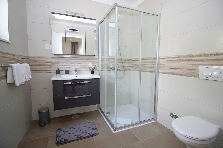 Ensuite bathroom with shower in Bedroom No3