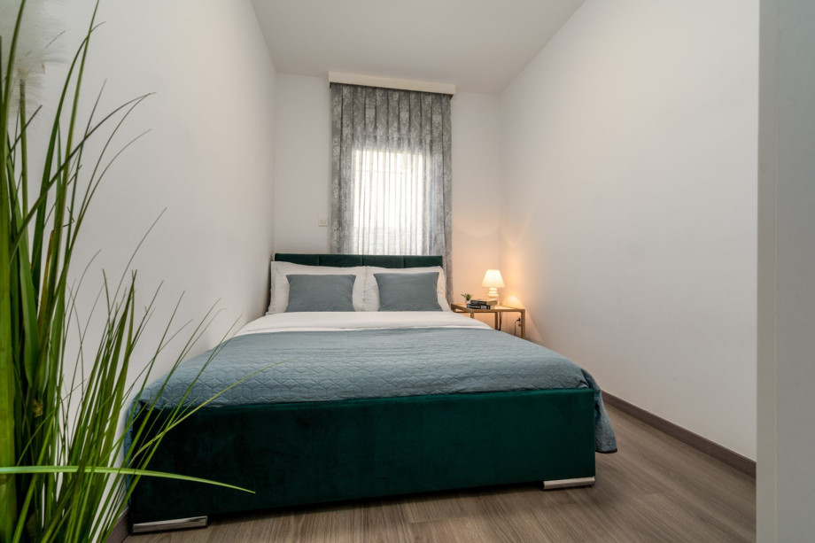 Bedroom No1 with a double bed and A/C