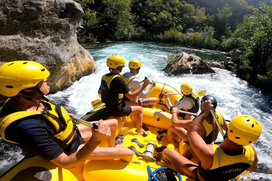 Rafting on Cetina river, 15km far from villa Amor
