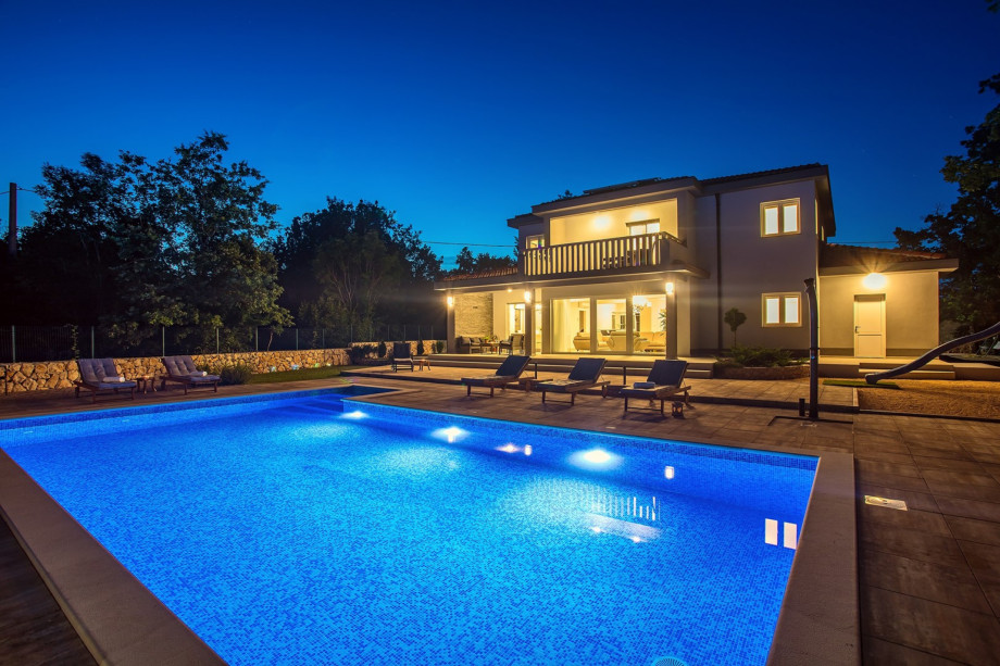 Villa Andrea in the evening...