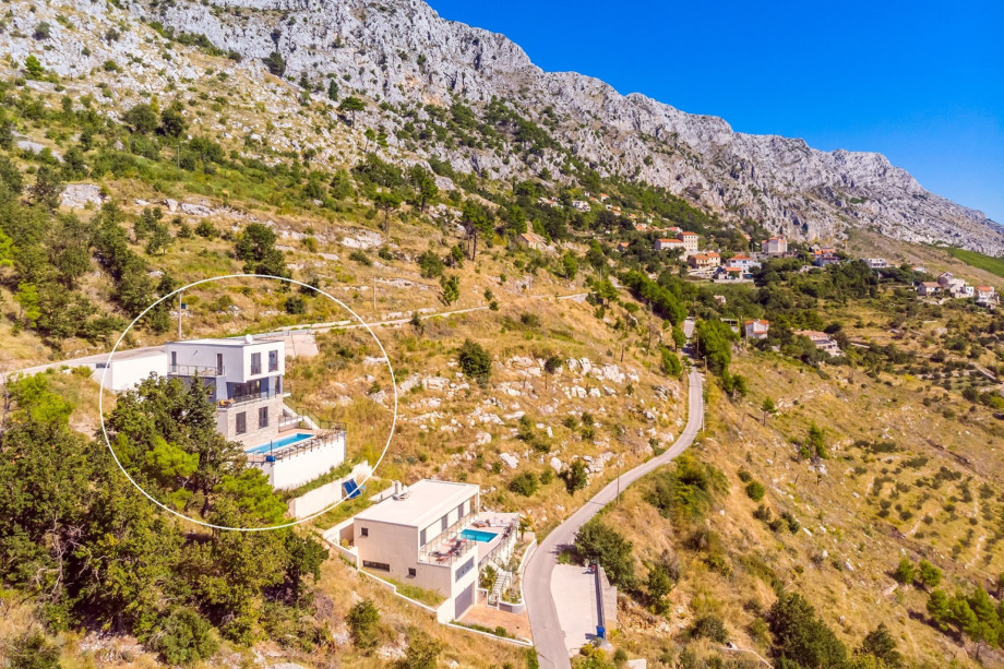 You can walk in the old part of the place Lokva Rogoznica in the mountain