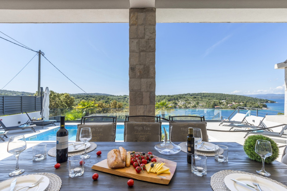 Amazing views on a bay and crystal clear sea