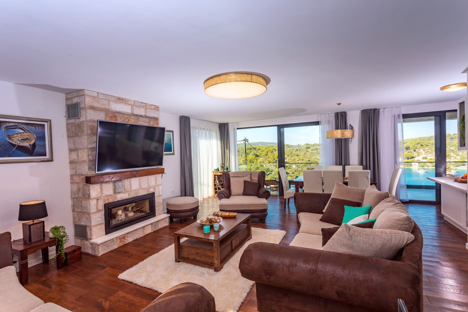 From this level, you are approaching the parking level and main entrance to the villa