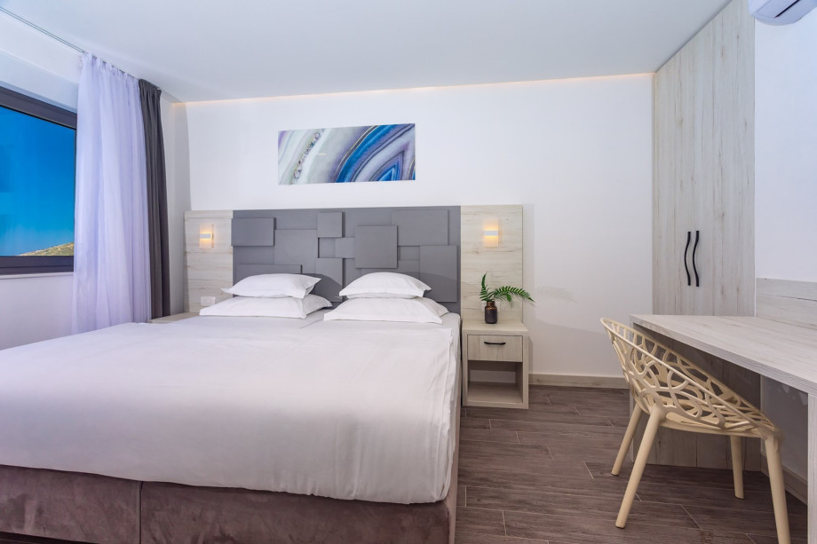 Bedroom No1 is on the ground floor and offers an amazing sea view