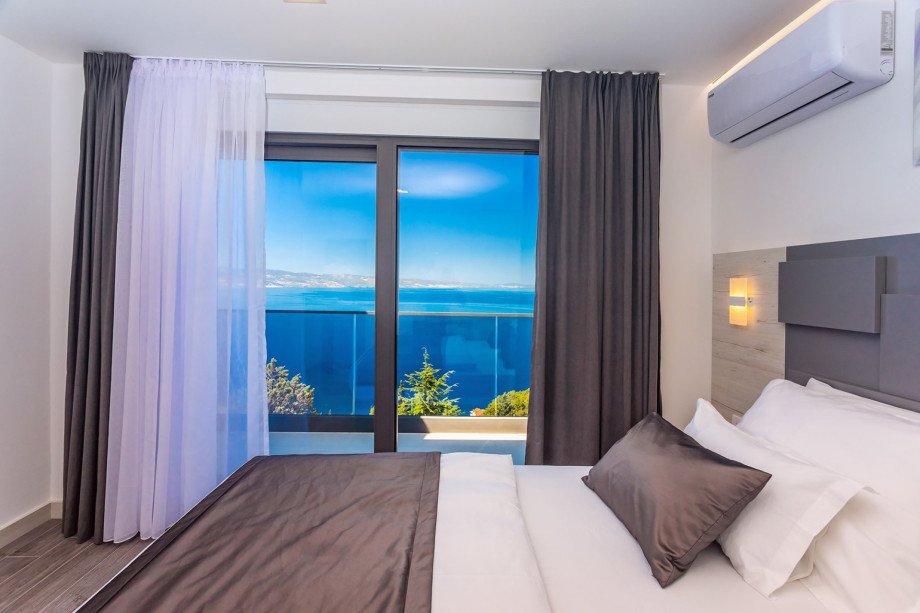 Bedroom No3 is on the first floor and has an exit to the balcony