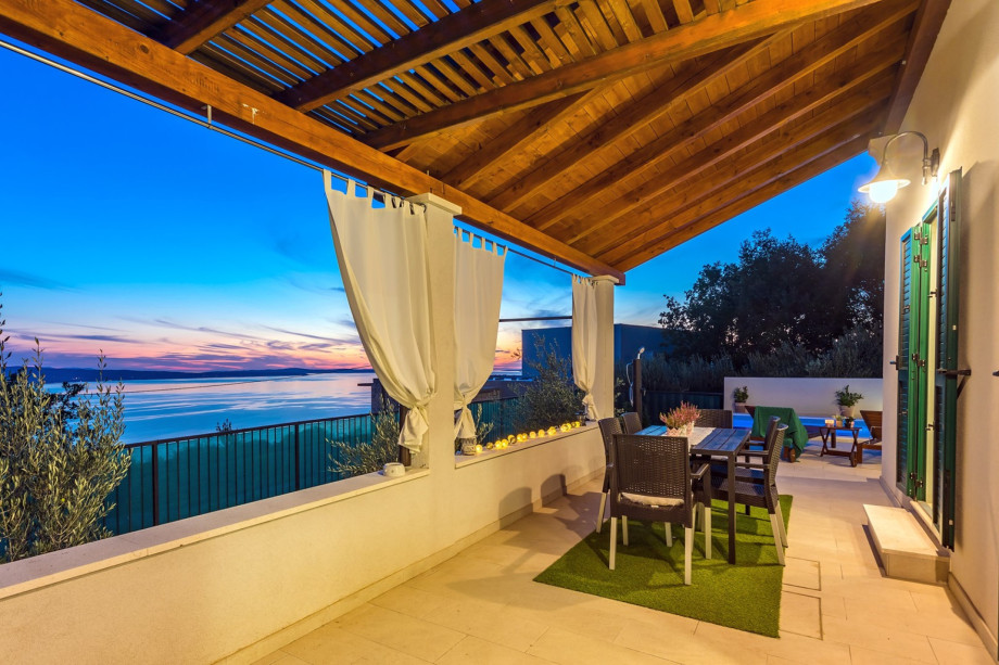 Located at the top of the KRUG street overviewing the village and the coast