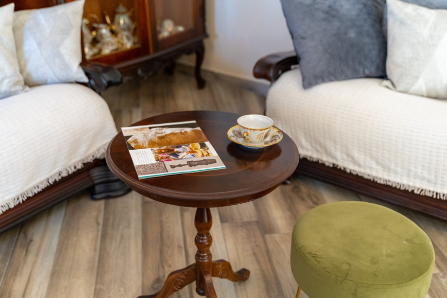 Internal spiral staircase takes you to the first floor with bedrooms