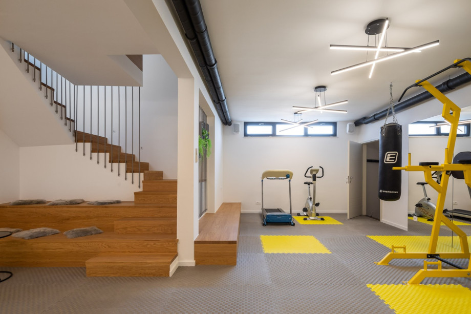 Villa Arya is a very luxurious 480sqm interior organized on 3 levels connected with an internal staircase