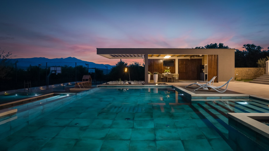 View on the mountain and valley Cetina are simply amazing, and the sunsets are indeed breathtaking