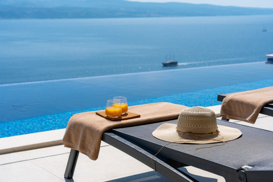 Villa Admira Maria offers spectacular sea and island views