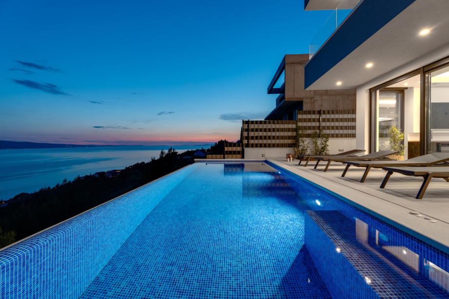Villa Admira Maria, where you can witness the most beautiful sunsets from the private infinity pool.