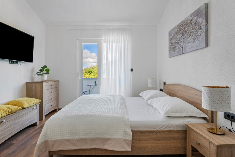 Each bedroom is thoughtfully designed with air conditioning, a TV