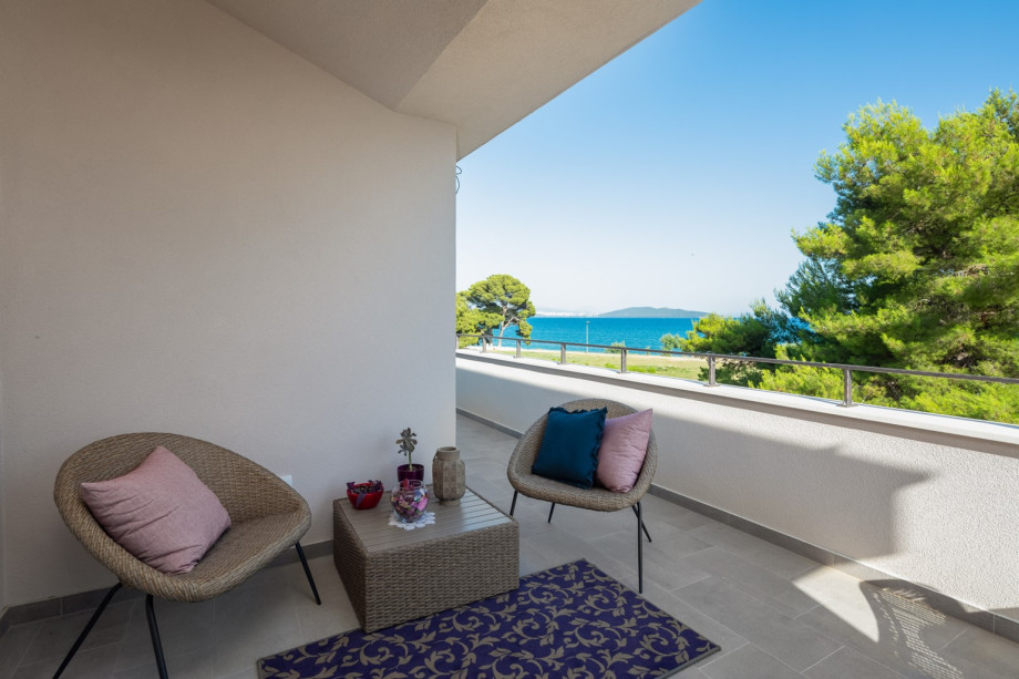 Private terrace with stunning sea views (shared with bedroom No 2.)