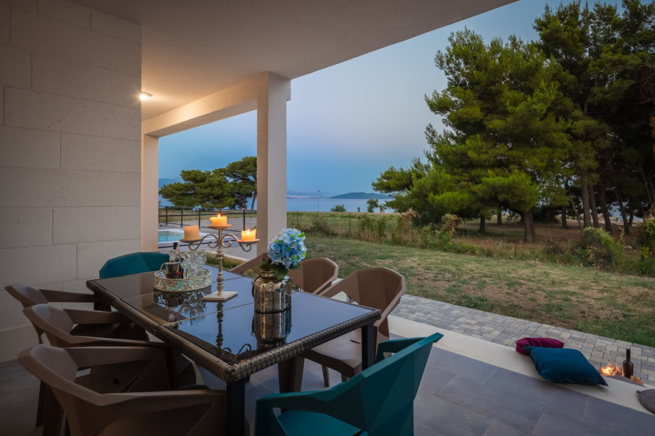 Enjoy the convenience of grilling while soaking in the serene ambiance and breathtaking sea views