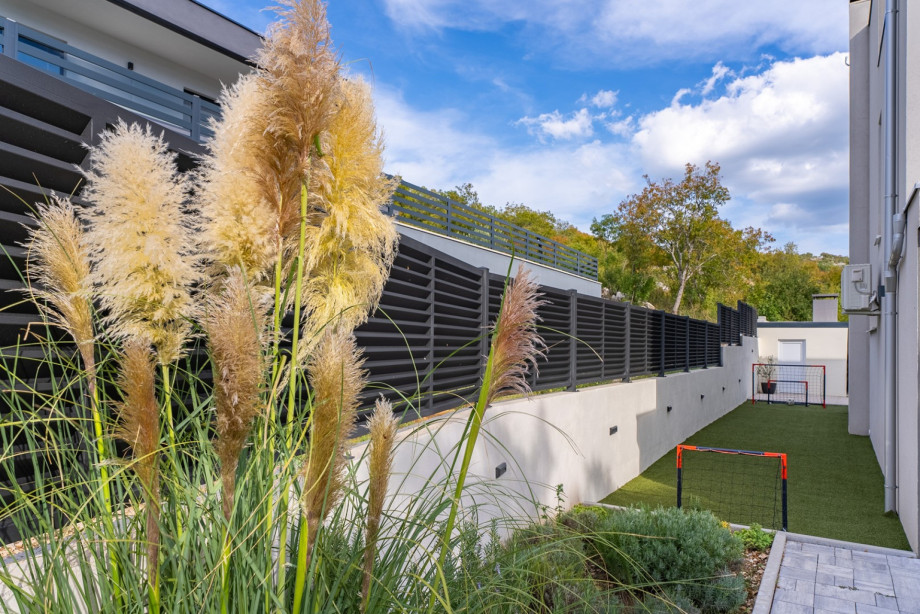 There is also a children's corner with soccer goals