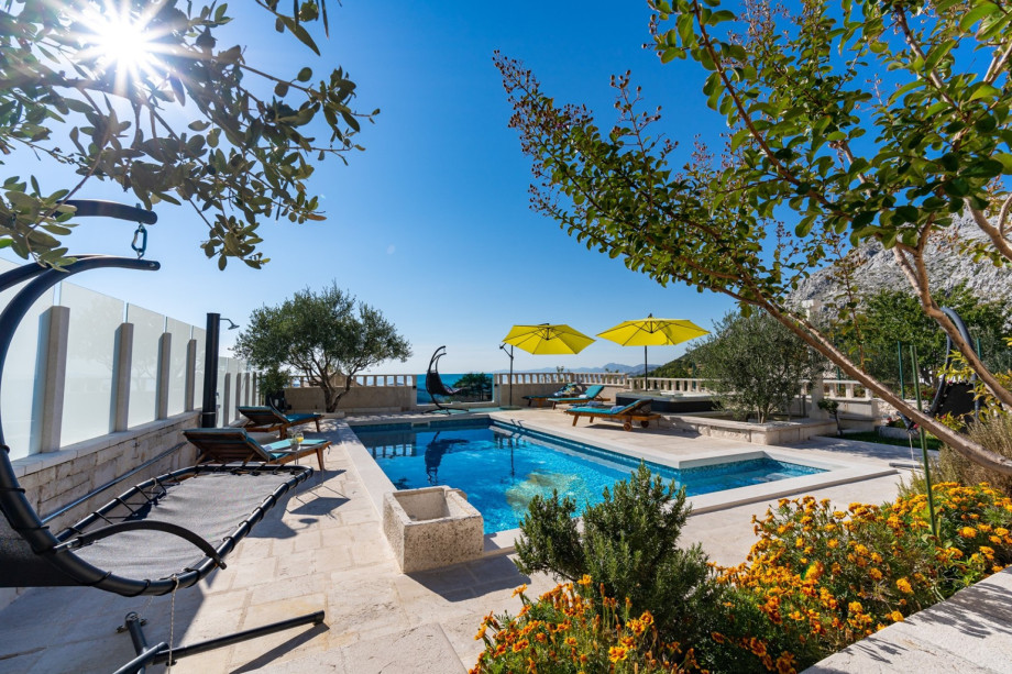 Rural environment in small village in mountains with amazing views