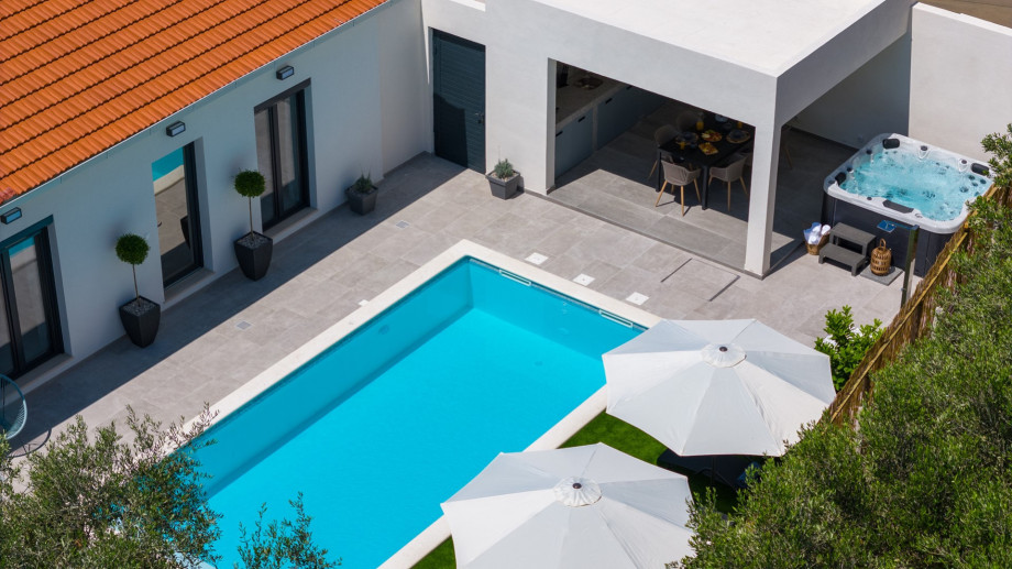 The pool inviting you to take a refreshing dip at your leisure