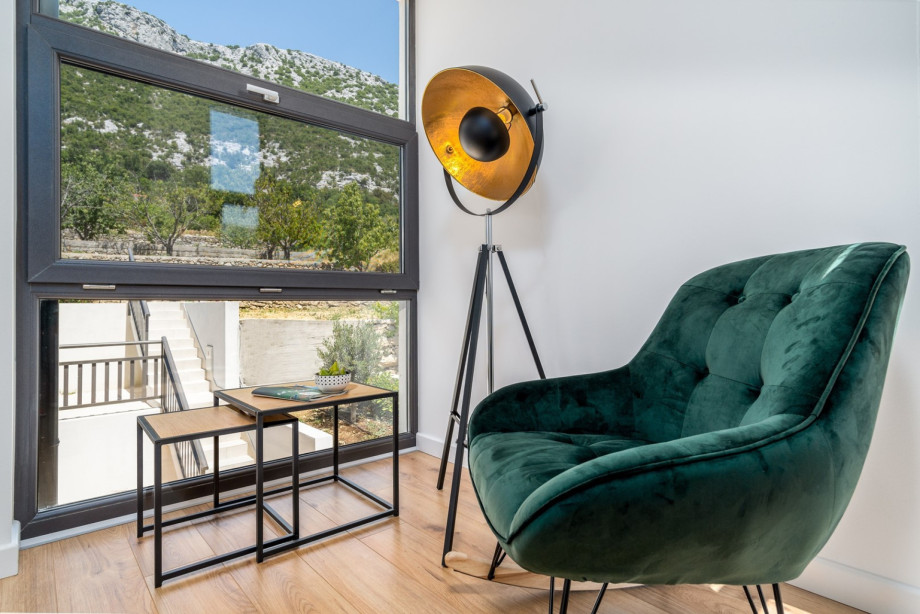 A chaise longue for relaxing or reading your favorite book