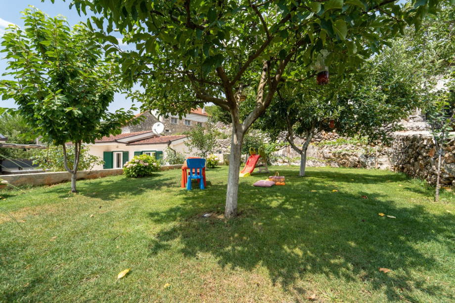 Children playground in front of the Villa