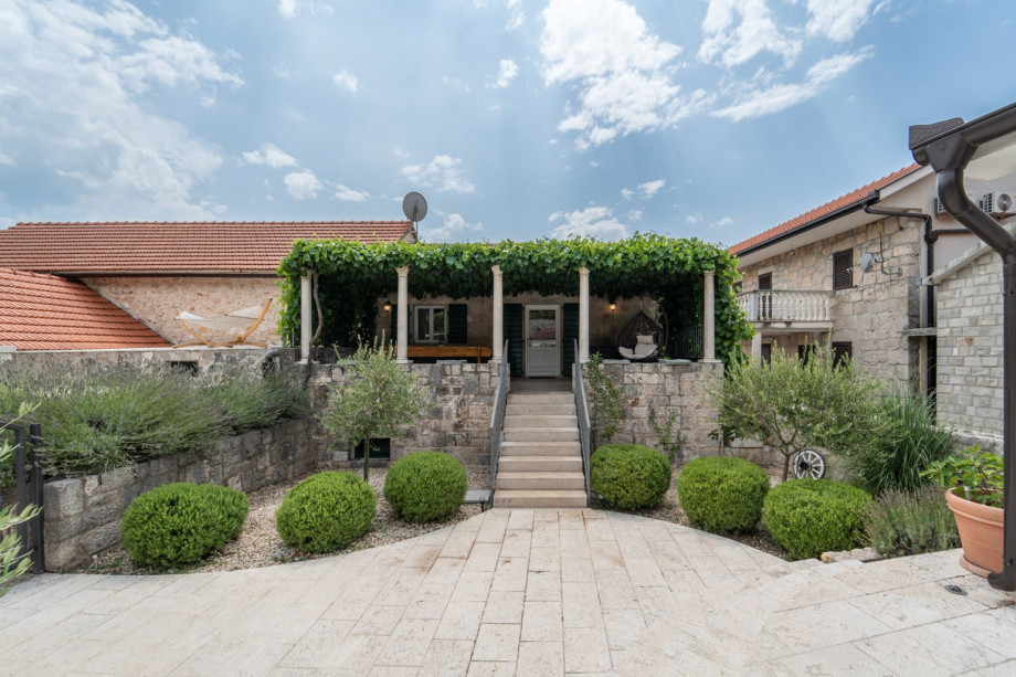 The outdoor terraces are ideal for socializing and entertaining.