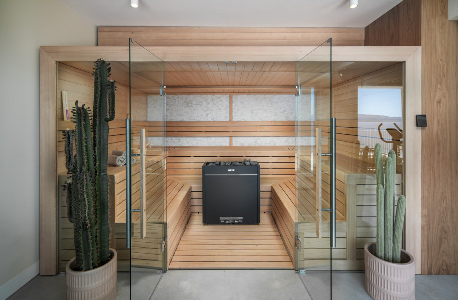 For complete relaxation, at your disposal, there is also a Finnish Sauna