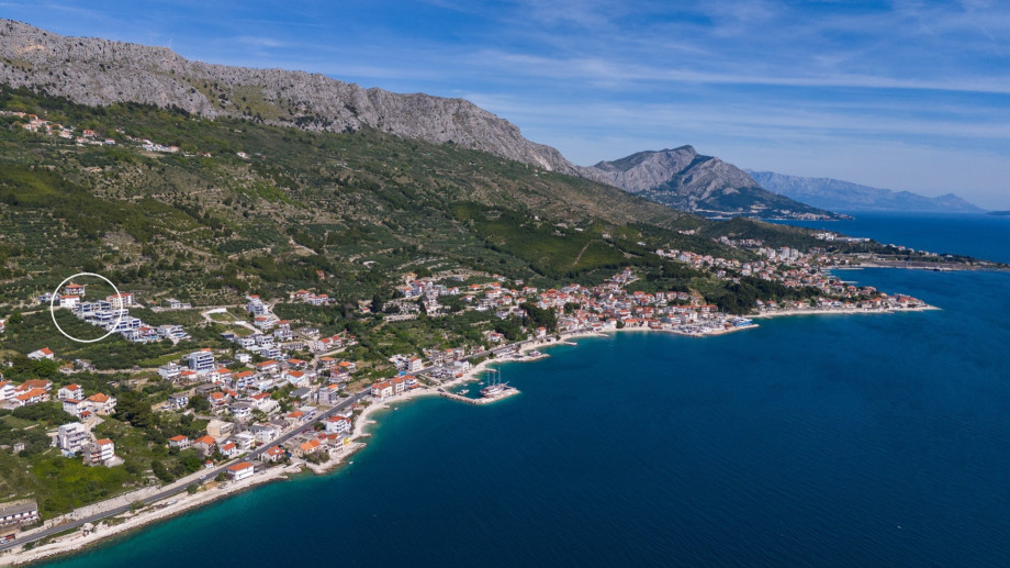 Nestled above the picturesque coastline, the villa offers the ultimate retreat