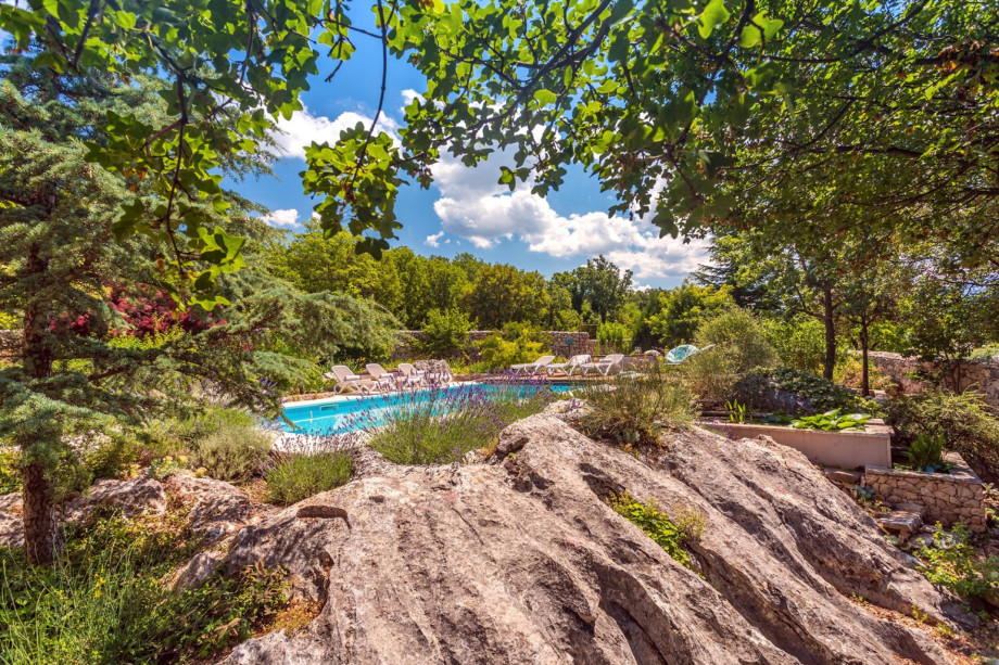 a botanical garden, with more than 400 different varieties of plants